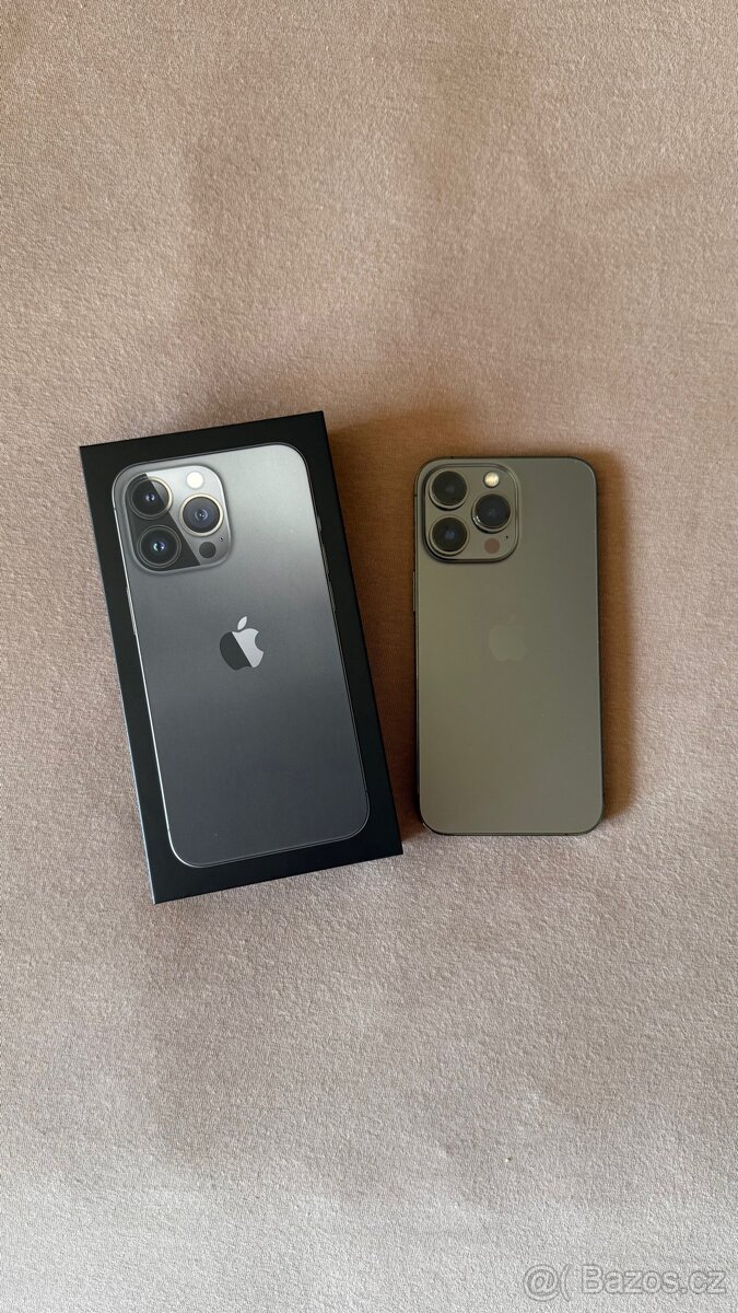 iPhone 13 Pro – 1 TB – Graphite – krabička + obaly