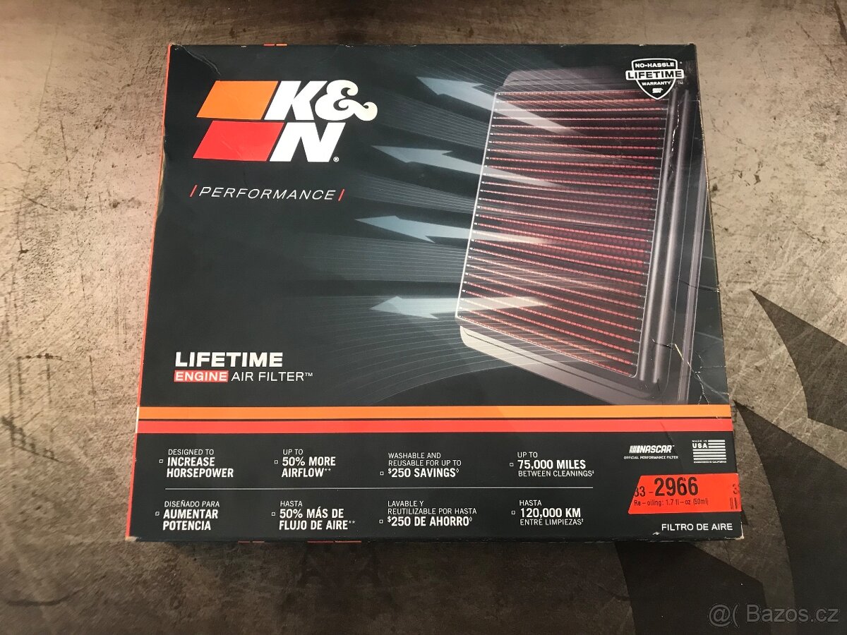 Vzduchový filtr K&N - Opel 1.6 T (Astra, Corsa, Zafira)