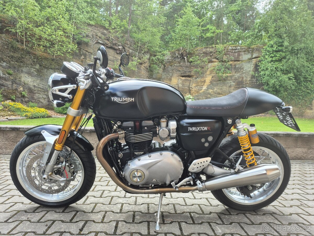 Triumph Thruxton 1200 R - TOP STAV 239.000,- Kč