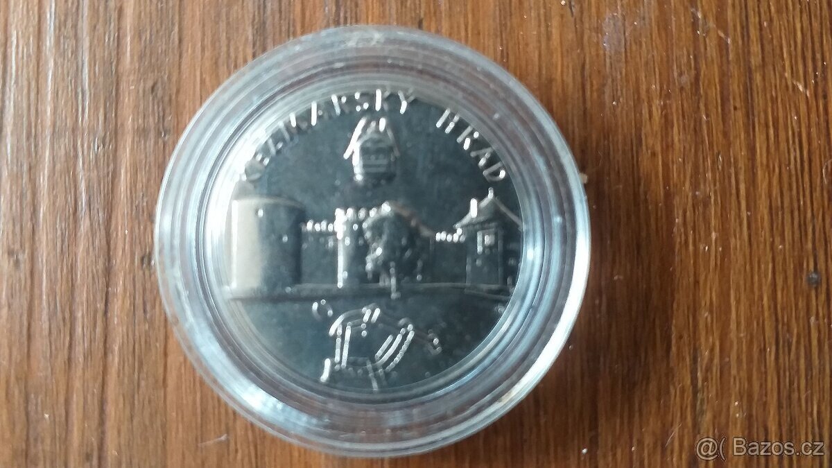 Stříbrná slov. medaile "Kežmarský hrad"