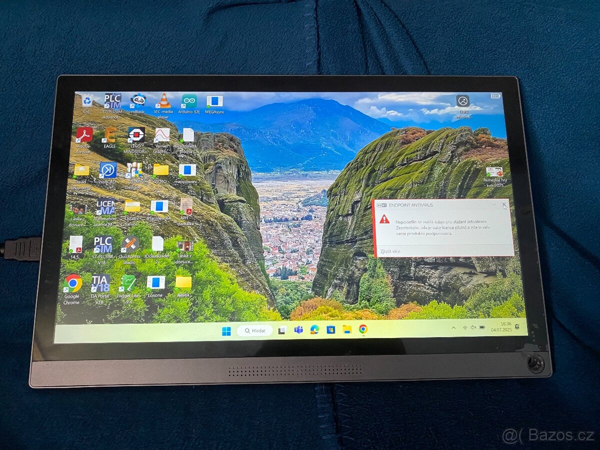 Přenosný Monitor 15palců - s akumulátorem