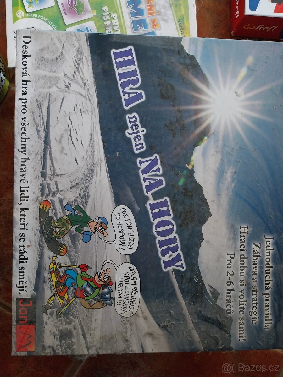 Různé stolní, deskové hry, nektere ani nehrane