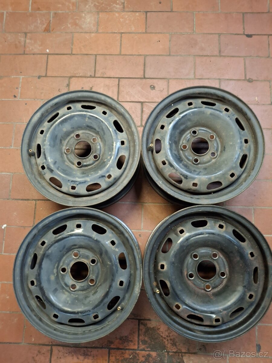 Plechové disky 14" Fabia