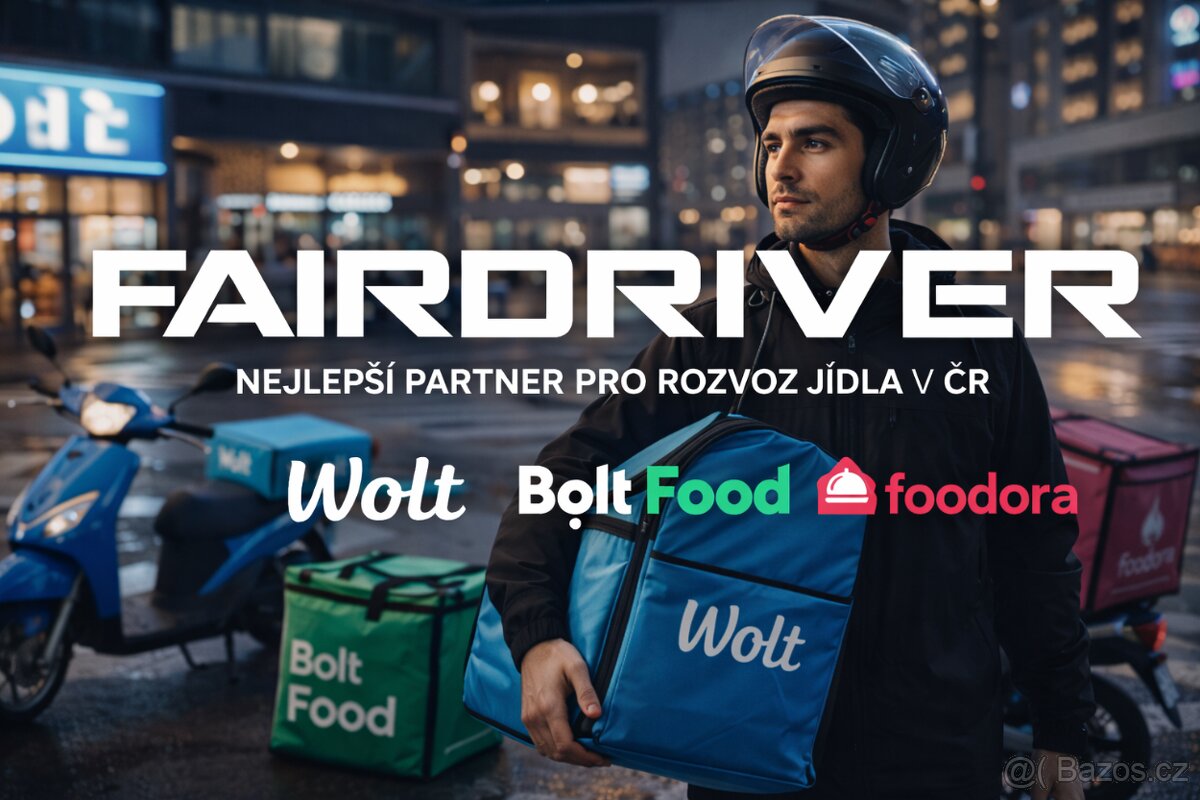 PŘIJMEME KURÝRY pro rozvoz WOLT - CHOMUTOV