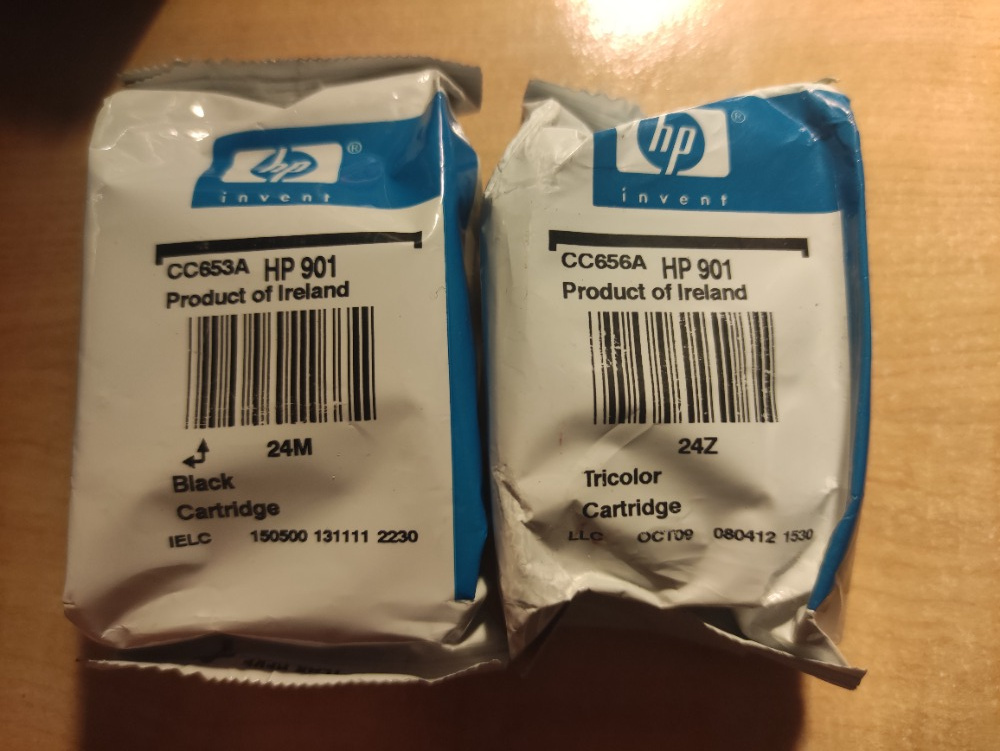 HP 901 barvy origo nevybalené