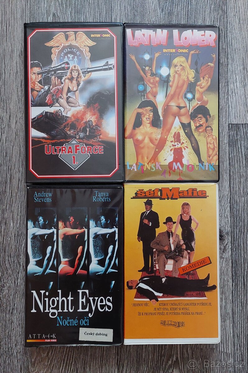 VHS kazety - MIX videokazet