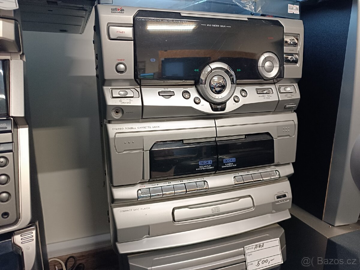 Hifi věže částečně funkční