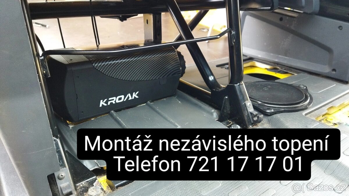 Montáž nezávislého topení 12v a 24v