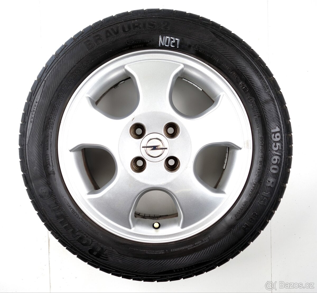 Opel Astra - Originání 15" alu kola - Letní pneu