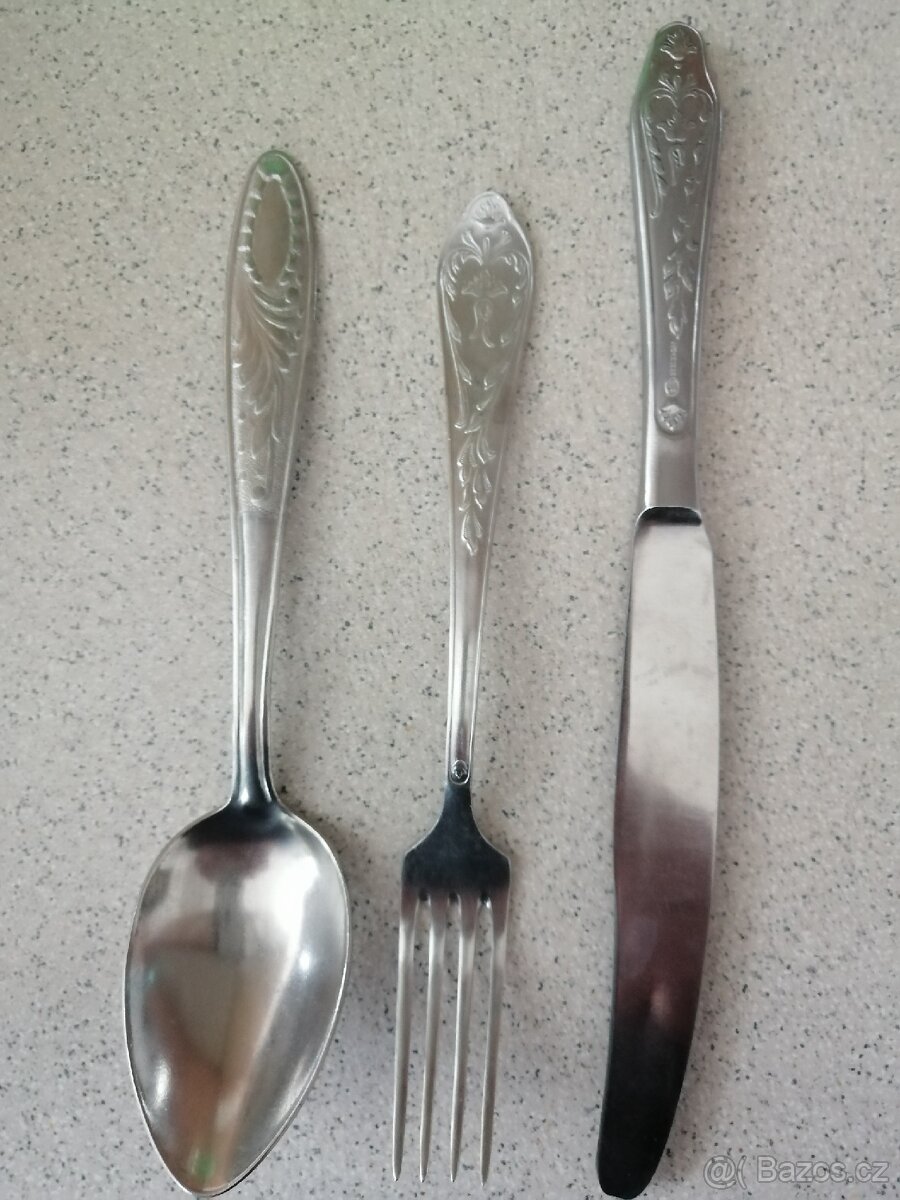 Retro příbor SSSR (3 X 6 ks)