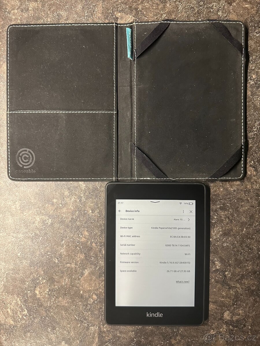 Čtečka knih Amazon Kindle Paperwhite 10. gen 32GB + obal 3