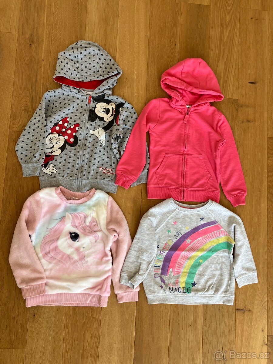 4x mikina vel. 104