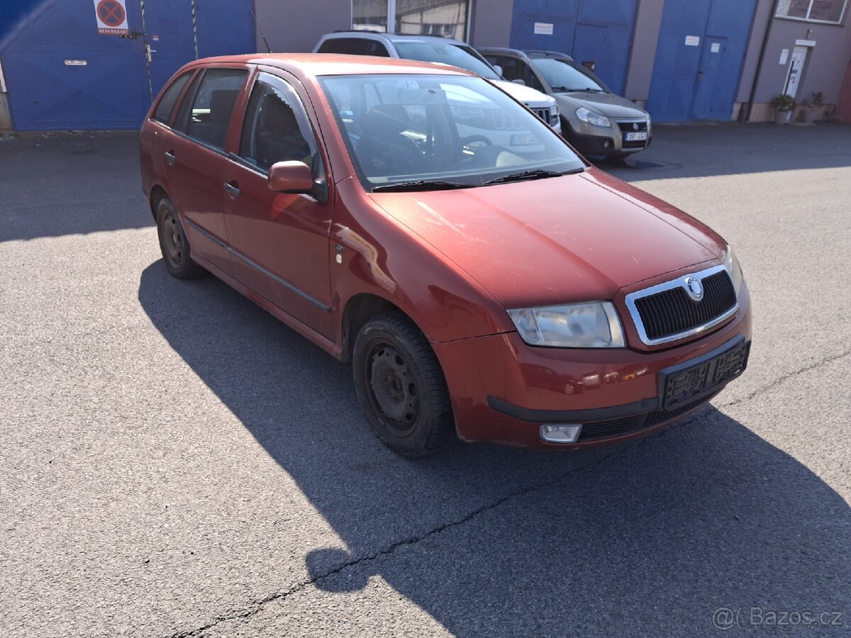 Škoda Fabia 1.4mpi - rozprodam na díly.