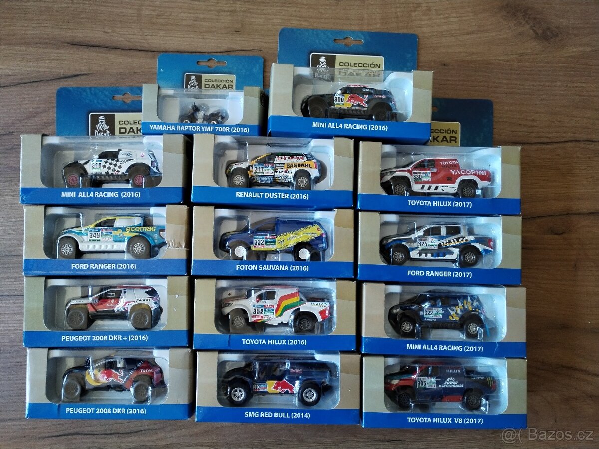 Kolekce 14X modely LUPPO Dakar Rally Collection 1/43 - Nové
