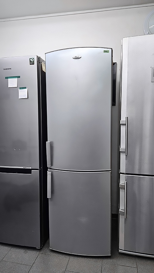 Lednice s mrazákem WHIRLPOOL, kombinovaná, 188 cm,