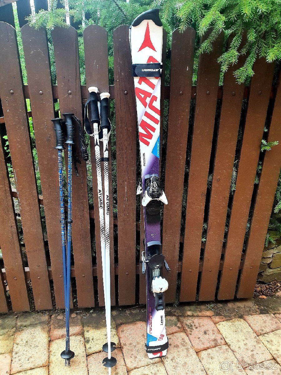 LYŽE ATOMIC REDSTER FIS SL JR RPJ 138 Z12,VÁZÁNÍ,BOTY HOLE