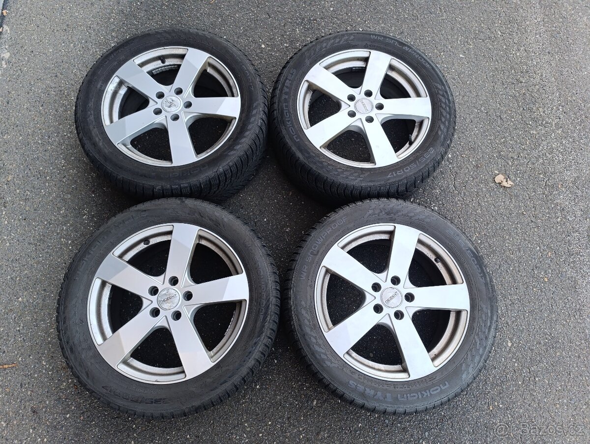 ALU kola 5x108 R17 235/50 R17 zimní