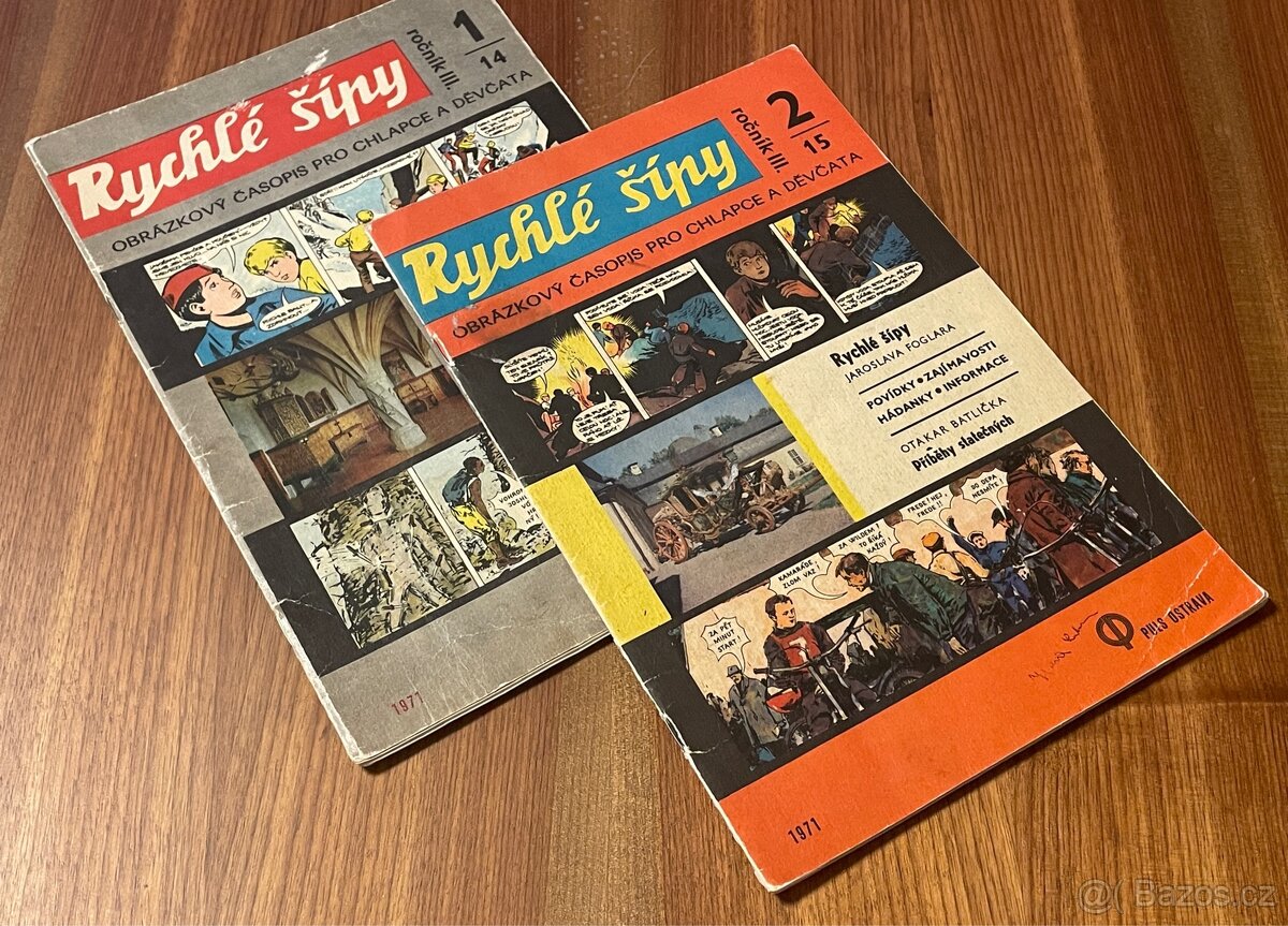 Rychlé šípy, 1/14 a 2/15 (1971), Foglar, Čermák