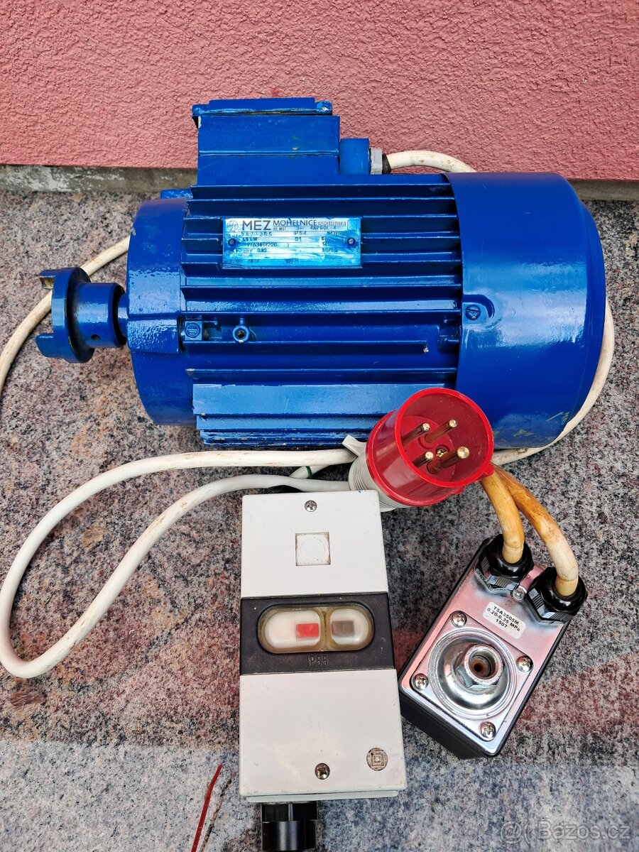 Motor+spínač+spouštěč