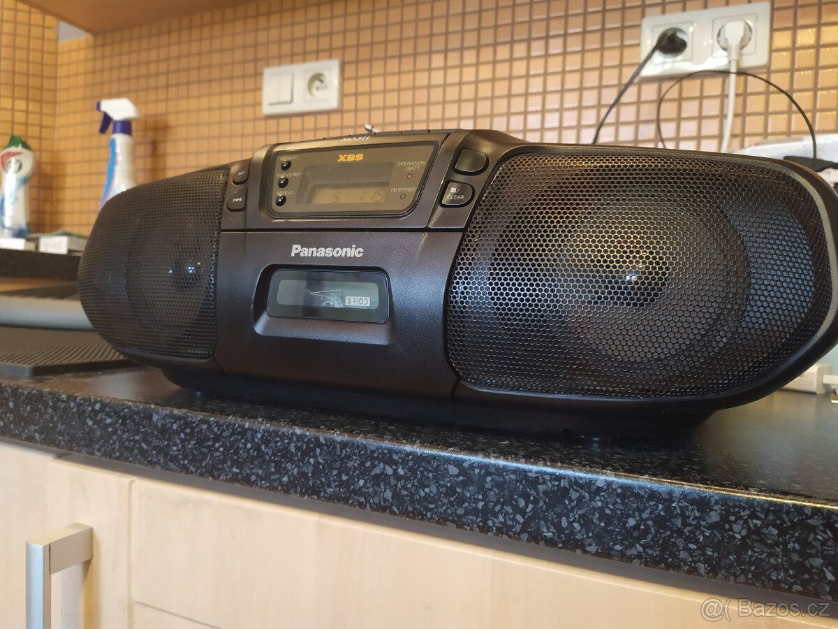 Panasonic RX DT15 CD/kazetový rádiopřehrávač