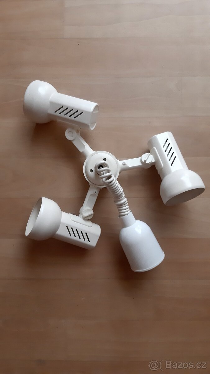 Závěsná lampa stahovací bílá