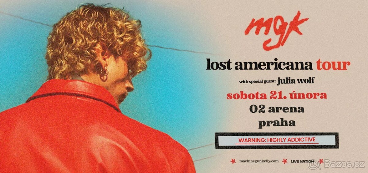 MGK: Lost American - VIP KLUBOVÉ PATRO 21.2.2026 - top místa