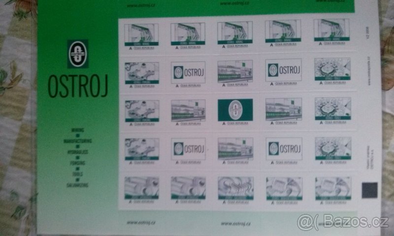 Poštovní známky Ostroj