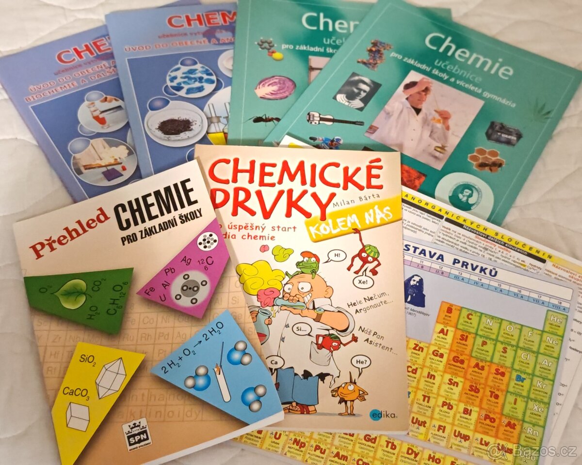 Sada 6 ks učebnic CHEMIE pro ZŠ - NOVÉ