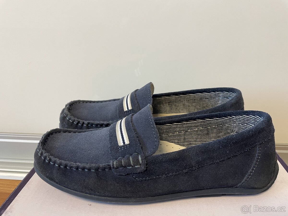 Dětské kožené mokasíny André 35