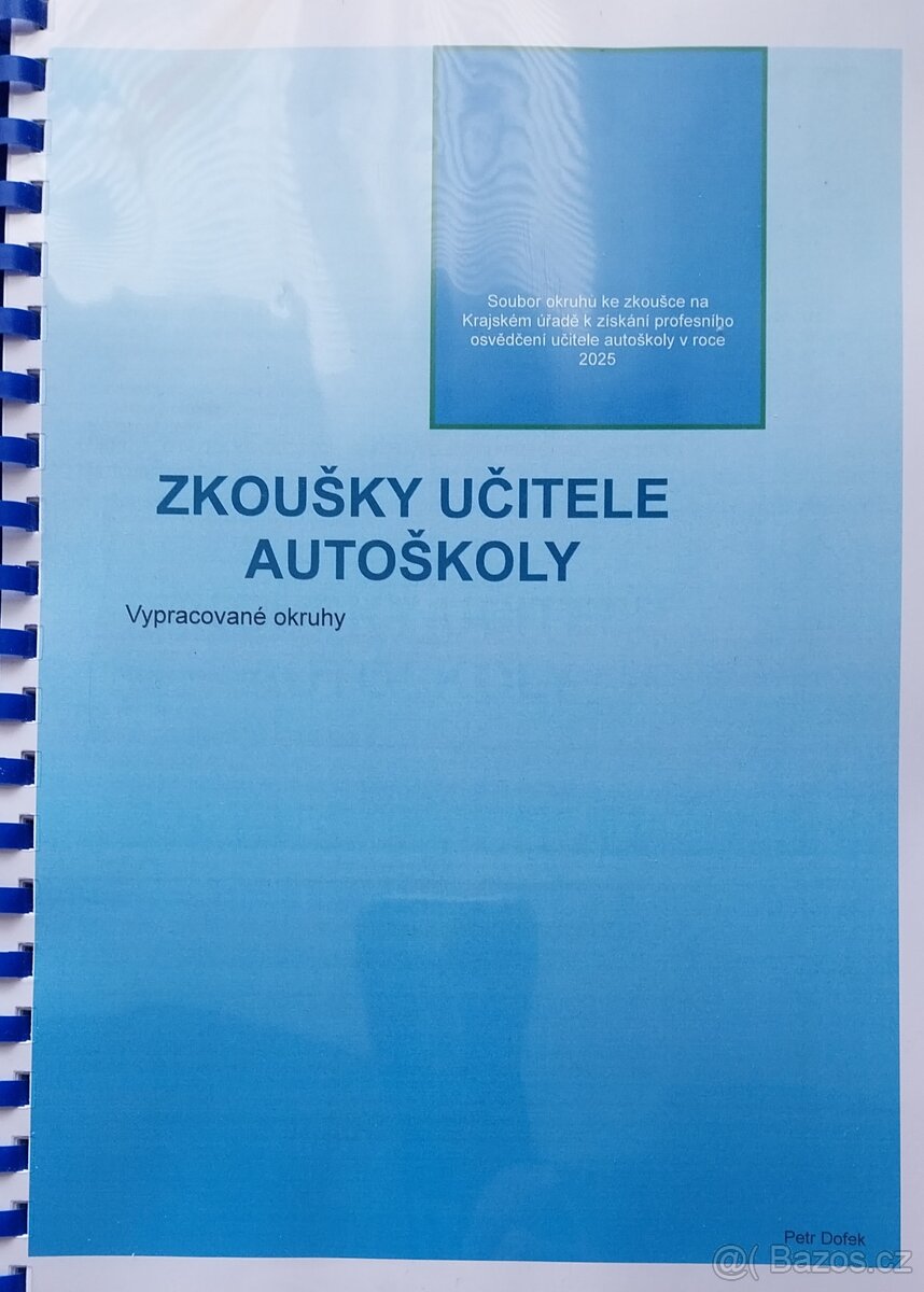 Autoškola Učitel autoškoly