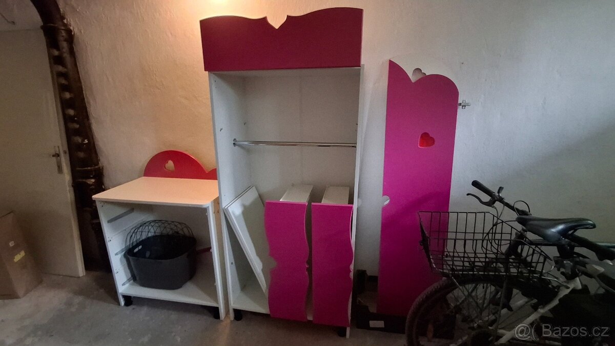 Dětská skříň + komoda, kompletní set