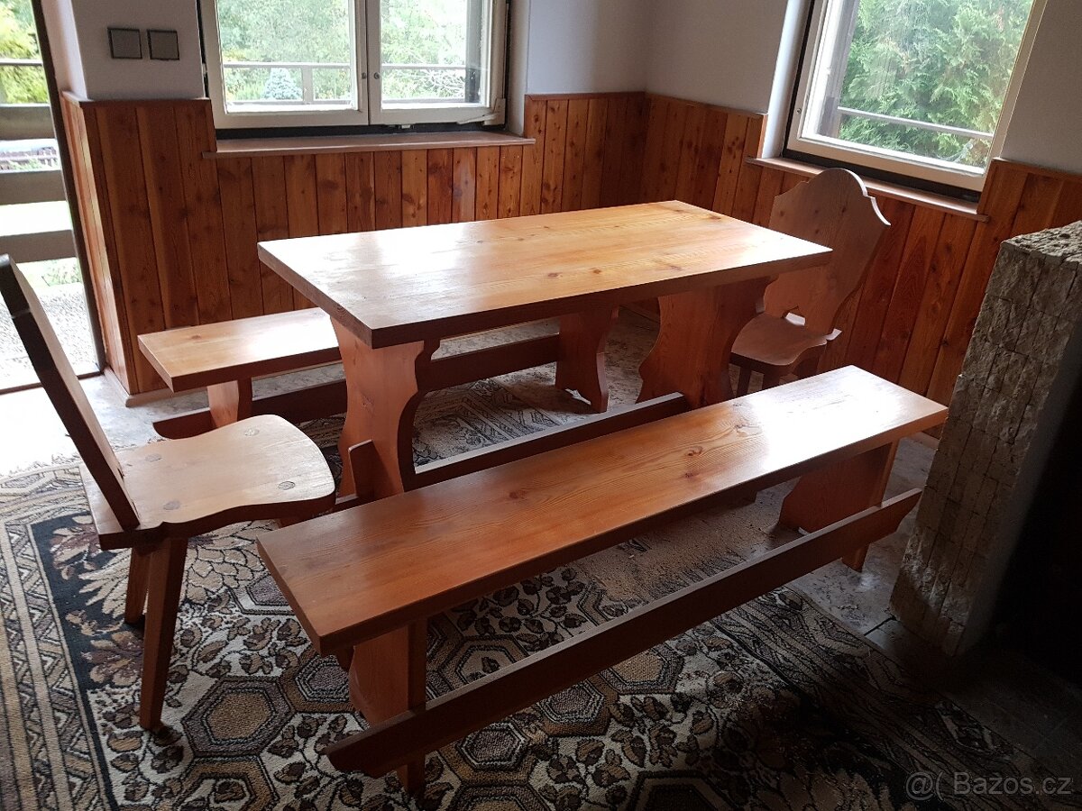 Zahradní Posezeni , Lavice ,Stůl , Židle   4000 kč