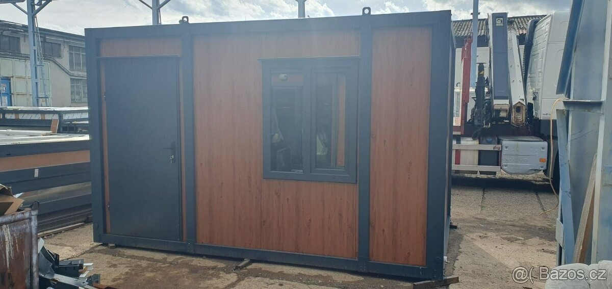 stavební buňka v dřevodekoru 4 X 2,4 IHNED