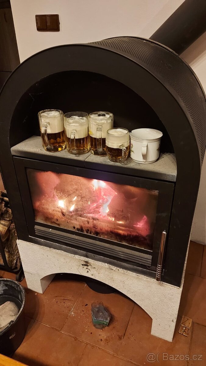 Krbová kamna ABX Grunt s výměníkem 10 kW + 2 radiátory - Příbram | Bazoš.cz