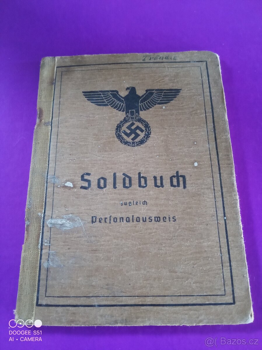 Wehrmacht Soldbuch-Strelec