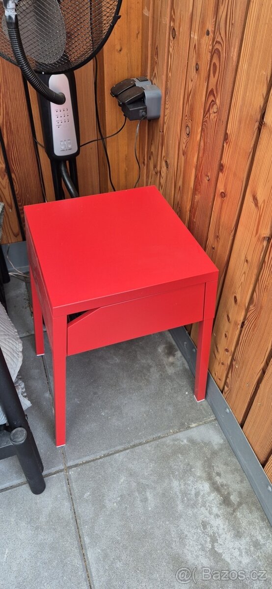 2ks noční plechový stolek IKEA