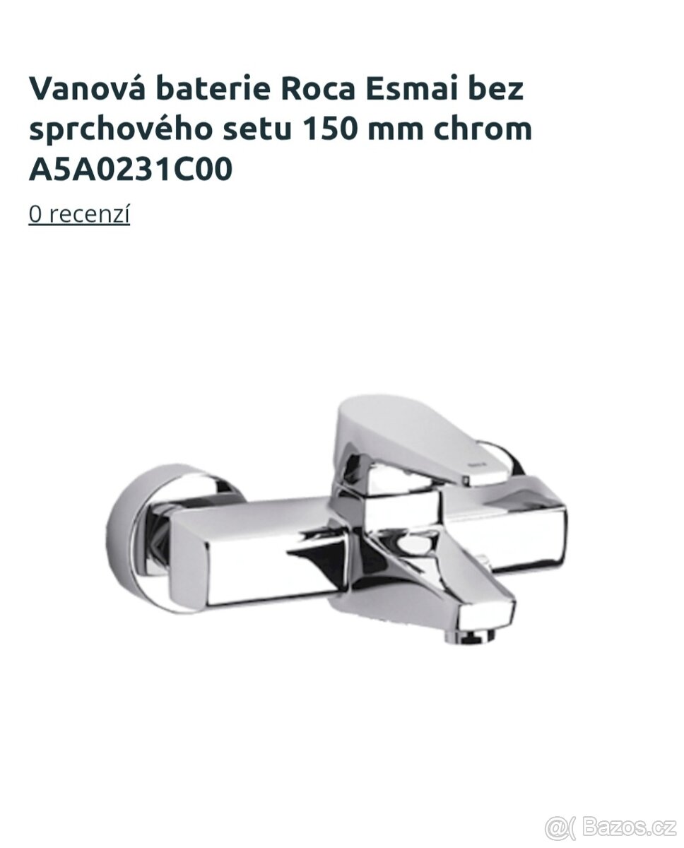 Roca Esmai vanová baterie