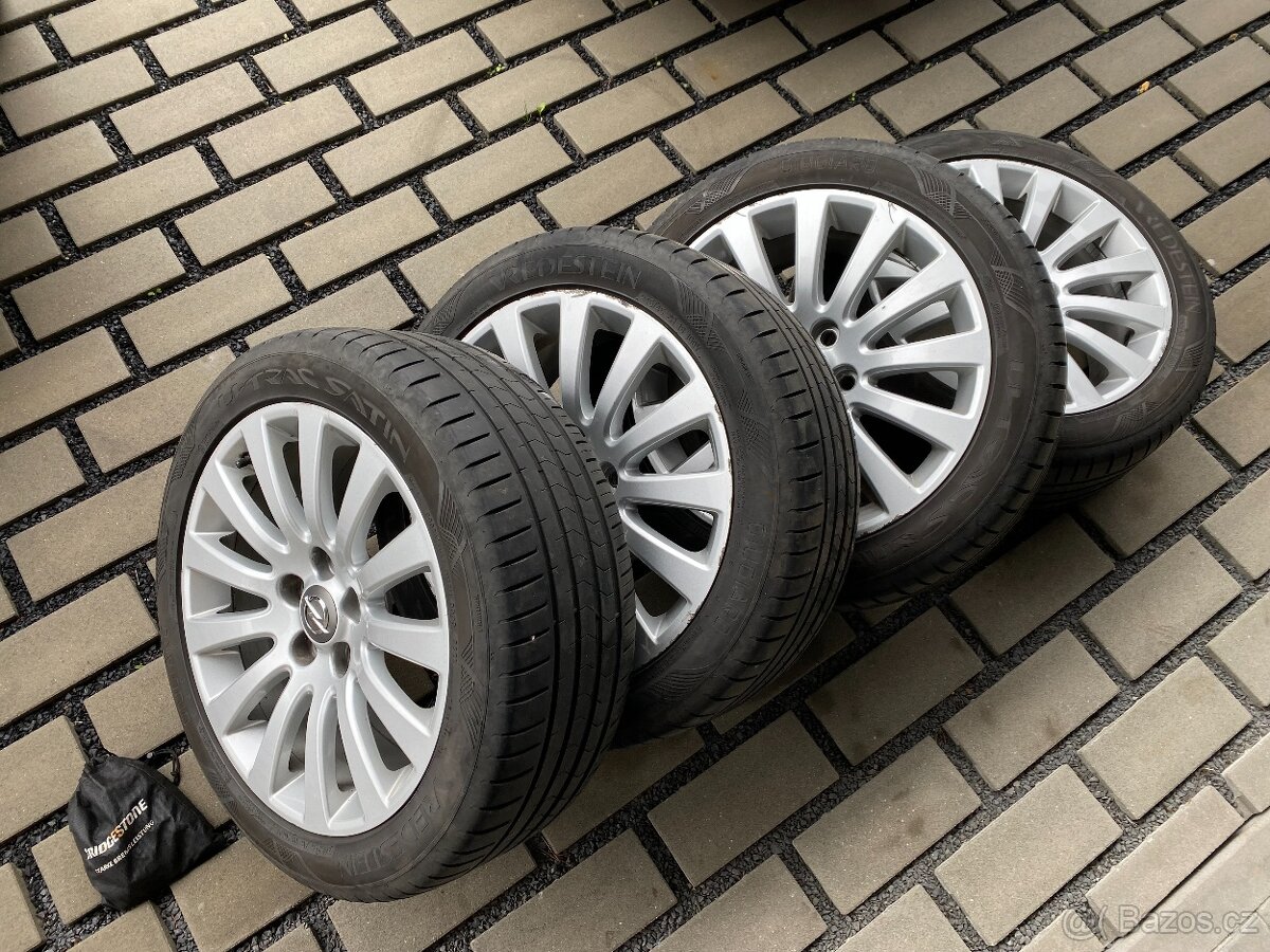 Prodám org. ALU kola Opel Insignia R18, pneu 245/45 ZR18