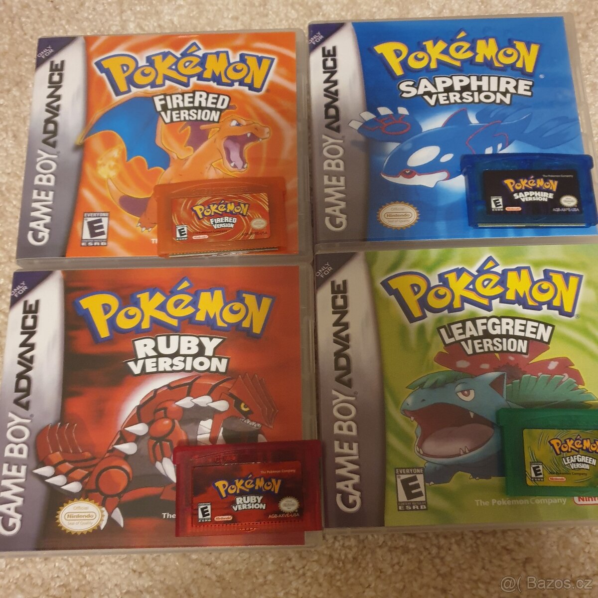 Pokémon hry na Game boy Advance