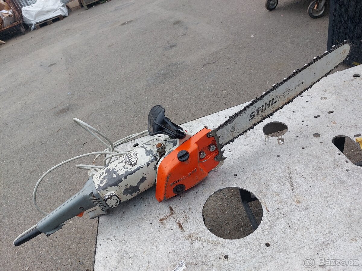 Stará elektrická pila STIHL E15