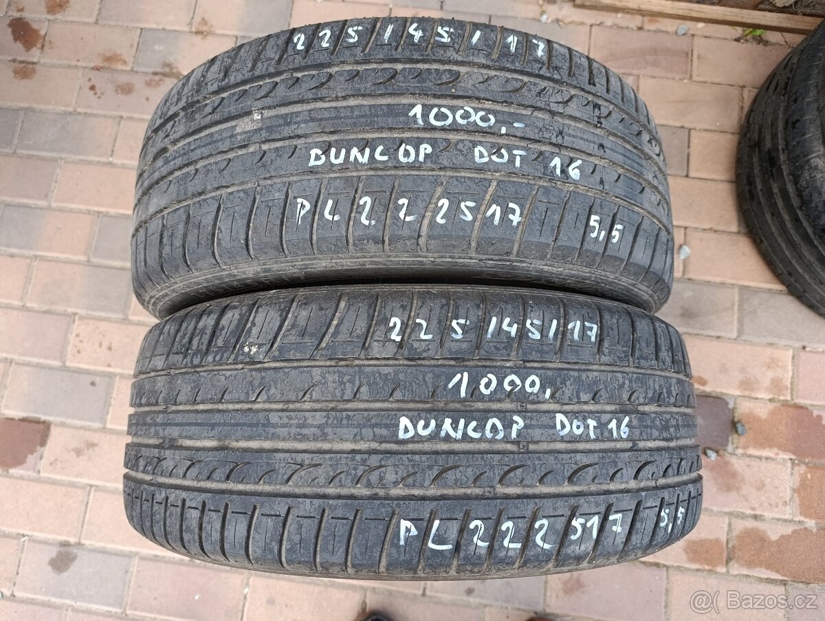 225/45/17 letní 2 kusy