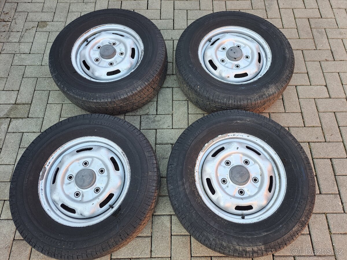 Ford Transit plechové disky 16" včetně pneu