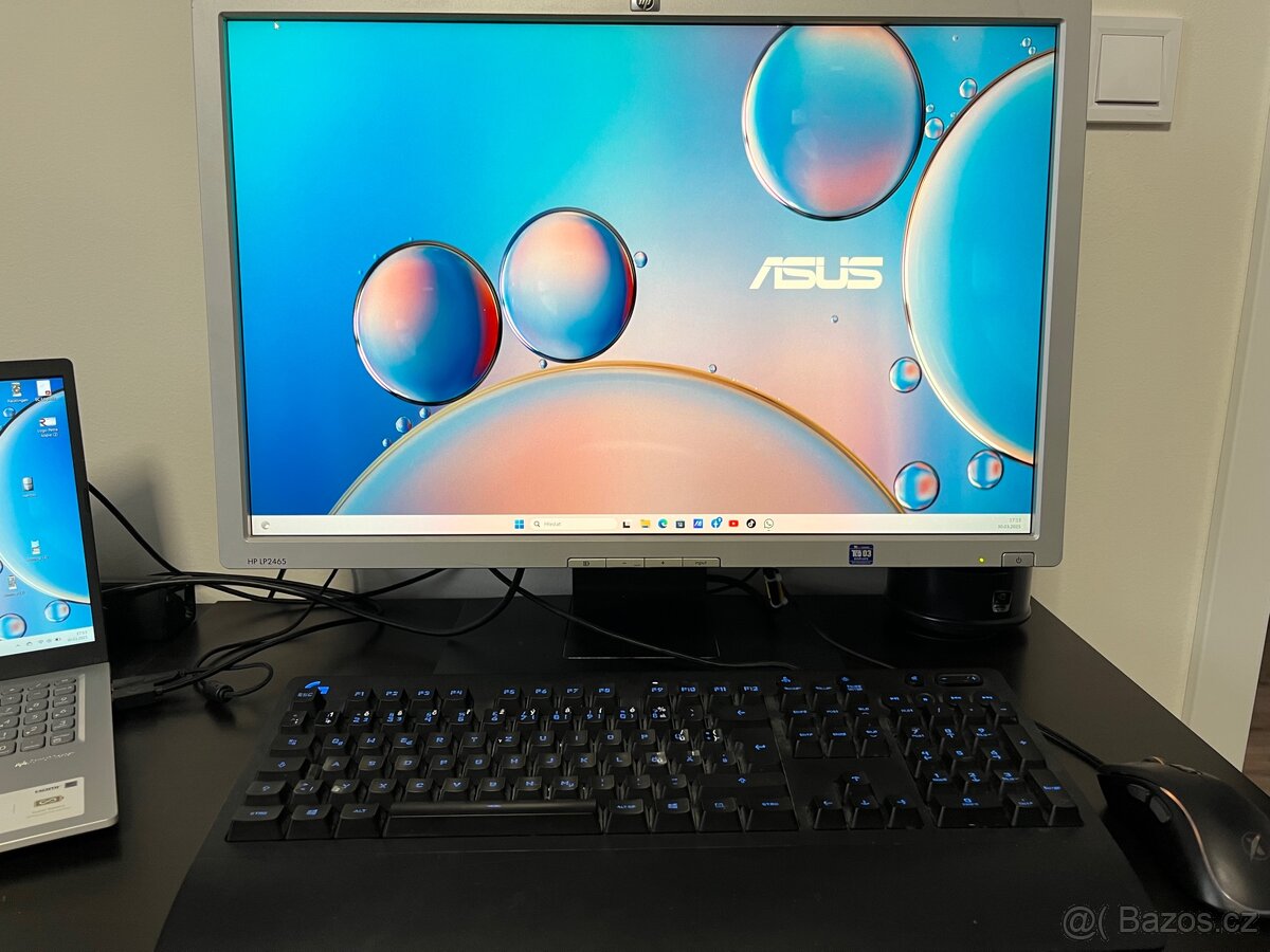 24-palcový LCD Monitor HP LP2465 včetně kabelů