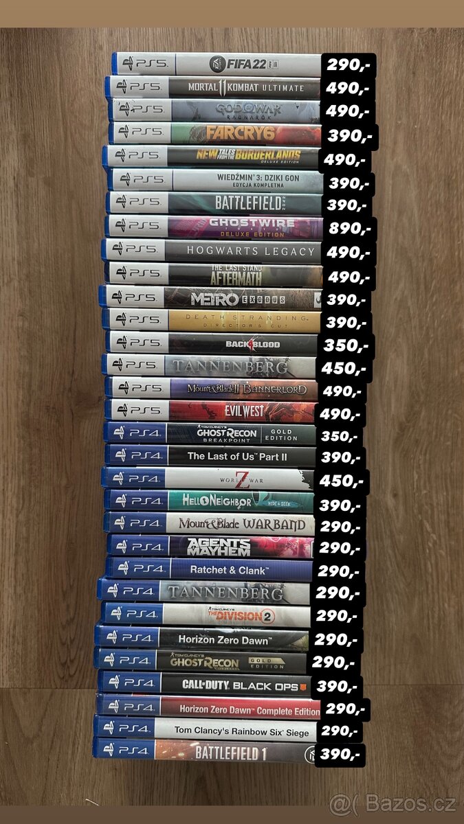 Hry ps4, ps5
