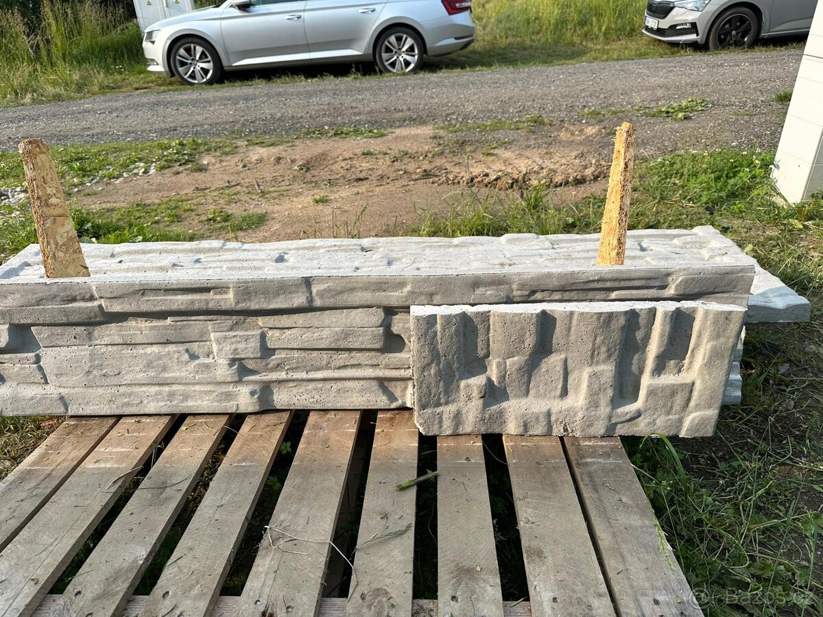 Betonové plotové desky oboustranné