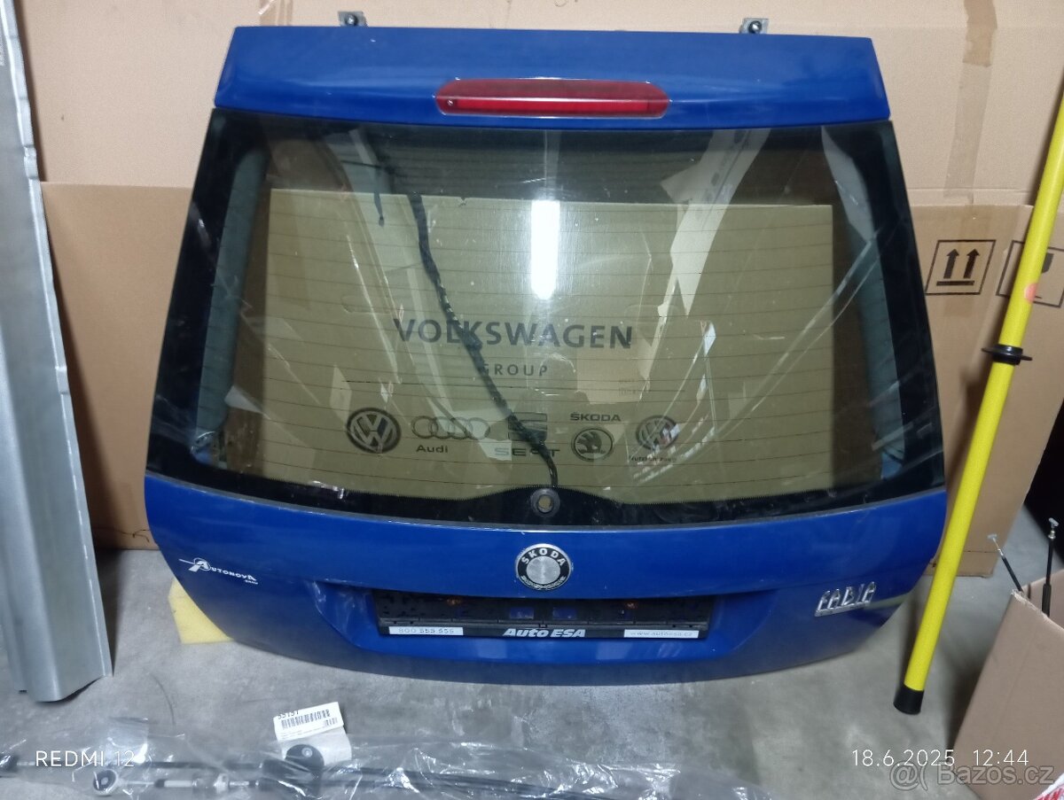 Víko kufru Fabia combi