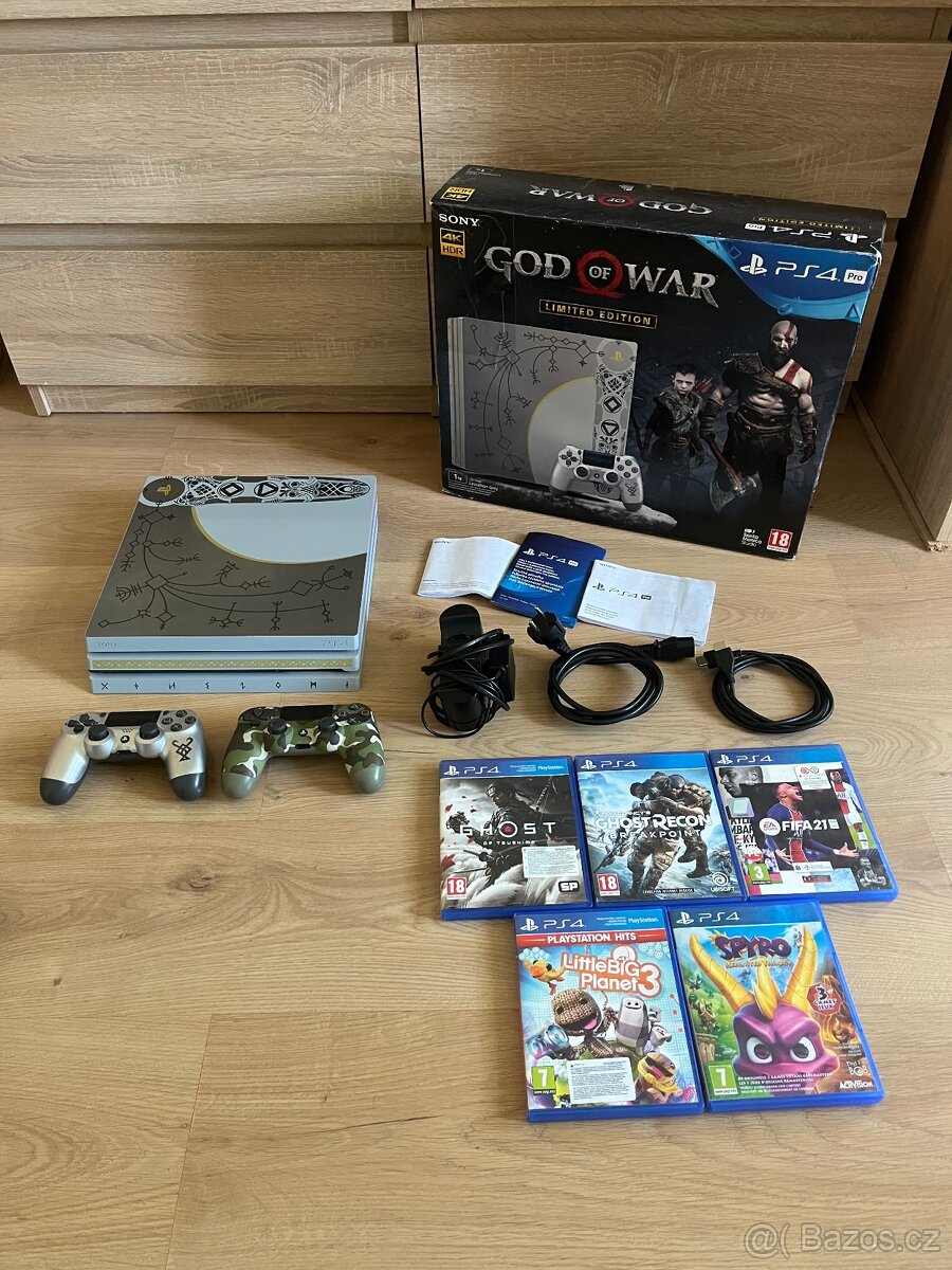 Playstation 4 Pro 1TB God Of War Limited Edition
