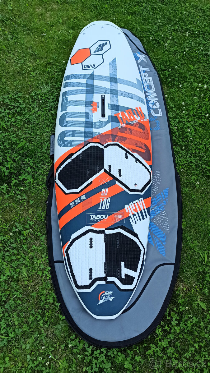 Tabou 3S 106l 2018 = 225cm (windsurfing board) - jak nový