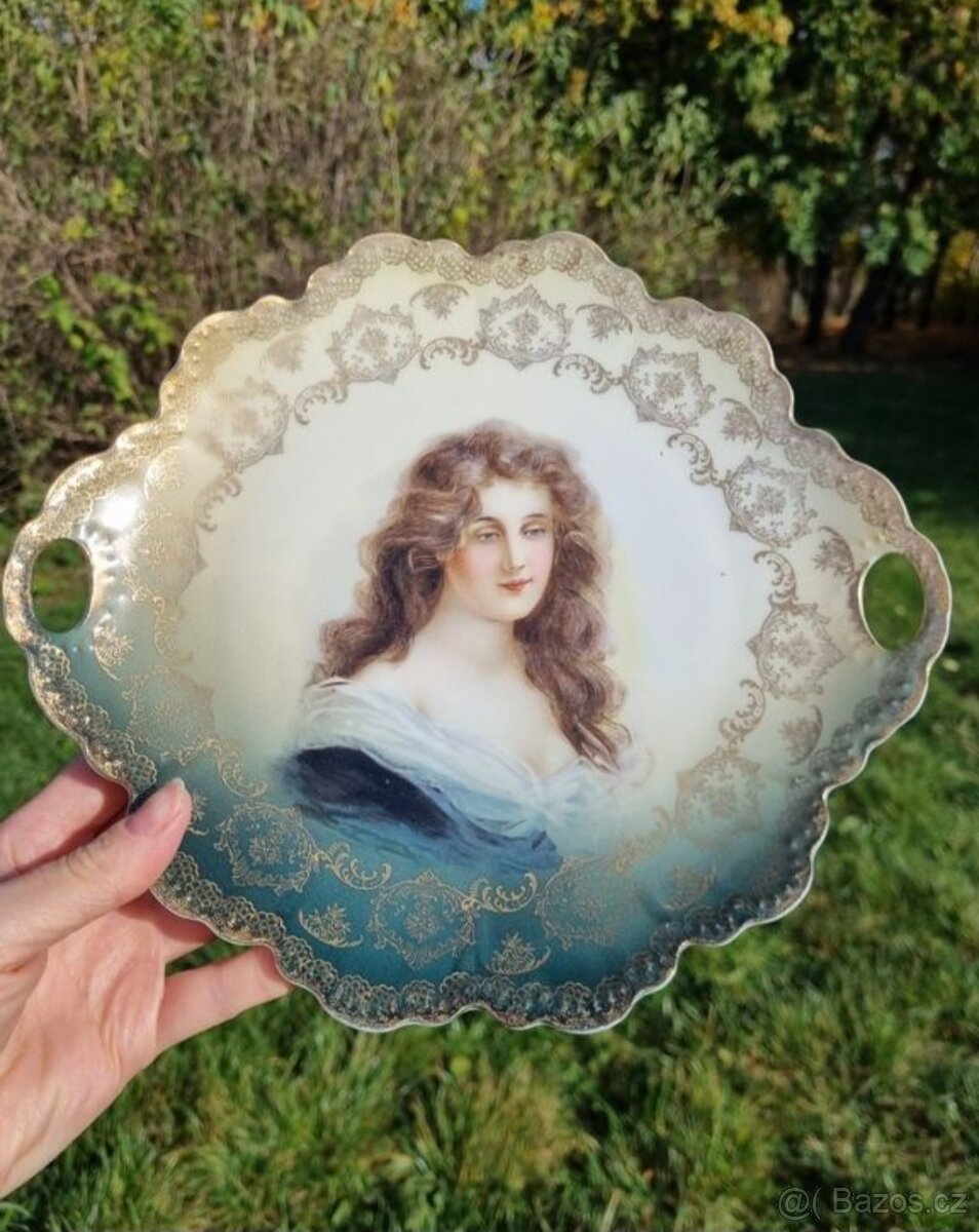 Rosenthal Starožitný tac mísa talíř 1891-1906