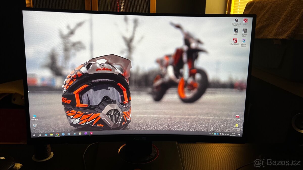 Herní monitor Asus tuf gaming v24vq 120hz